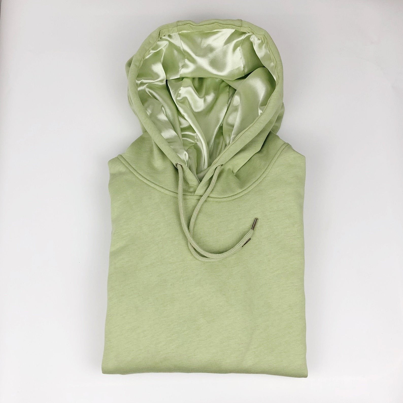 Undefined Factory Custom Logo 100% Cotton Men's Hoodies Sweatshirt High Quality Satin Line Men's Sweatshirt Silk Hoodie