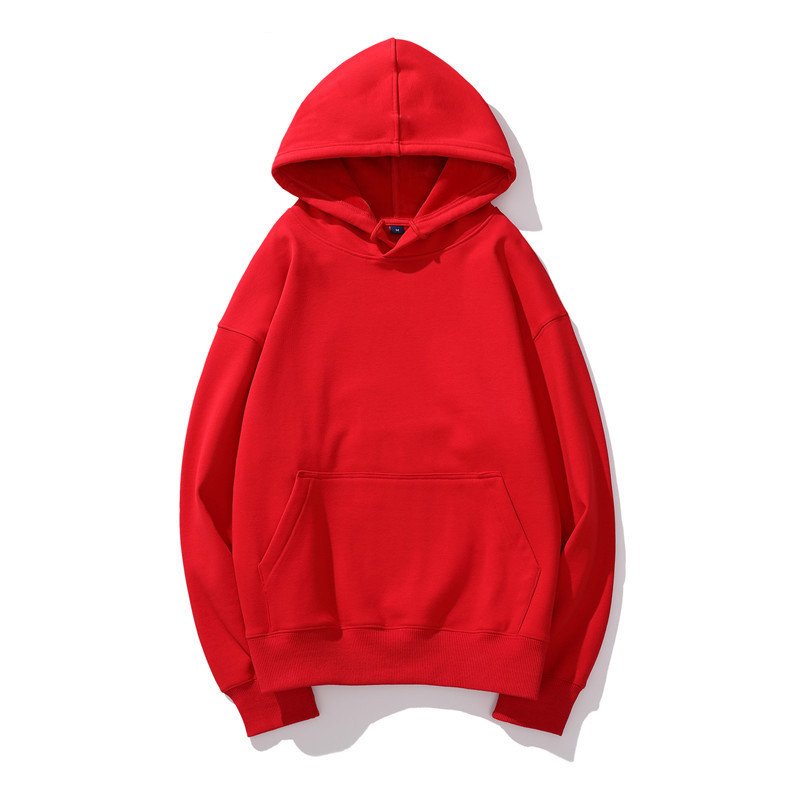OEM Custom Design High Quality 95% Cotton Thick Blank Plain Heavyweight Oversized Hoodies Unisex Plus Size Men's Hoodies