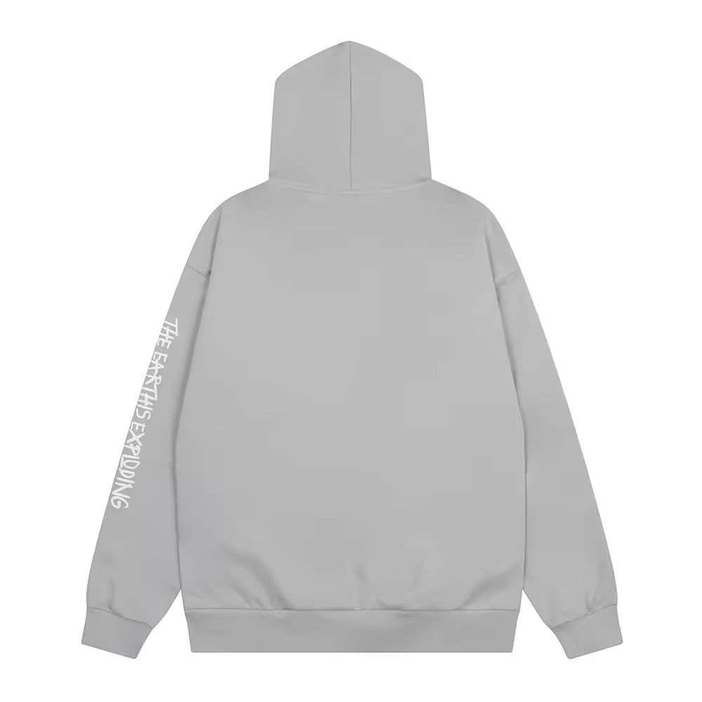 Hot Selling Broken Planet school style Oversized Hoodie Men Zip Up casual Hoodies Customized Trendy Winter Hoodies MS-HD-1026