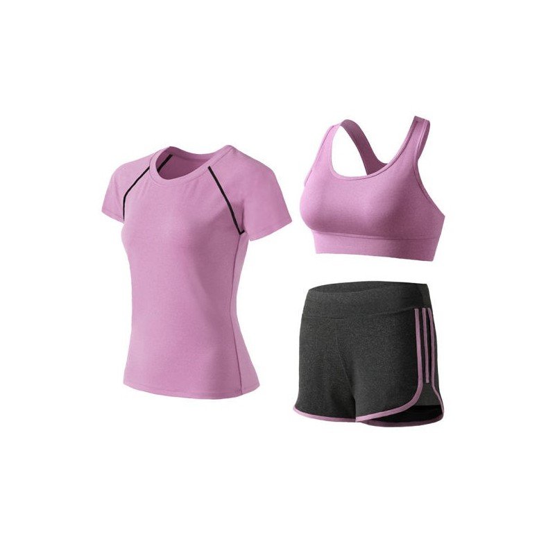 Running Exercise Yoga Suit Sportswear for Female Workout Clothes women's 100% Cotton Gym Fitness Sets from Pakistan