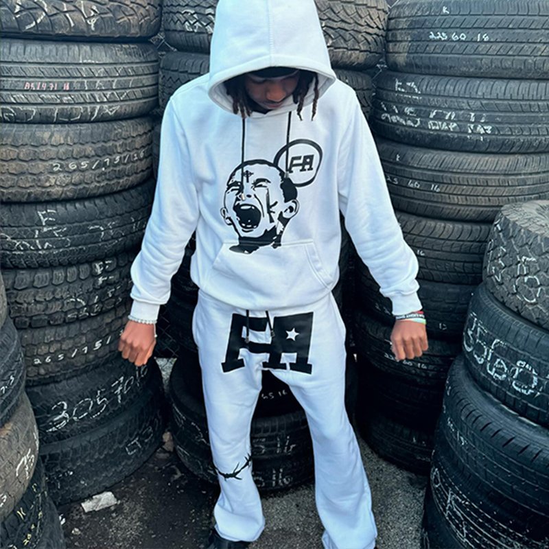 Cotton Men Jogging Suits Set Hoodie And Jogger Set,Custom Blank Mens Sweat Suits Manufacturers,Custom Men Sweatsuit Unisex Sets