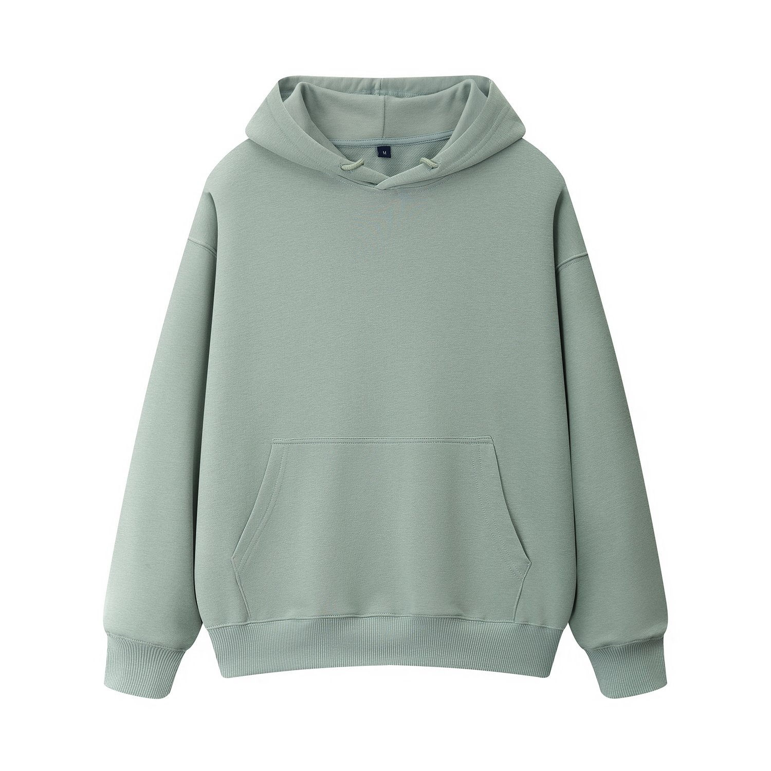 Custom Embroidered Logo Hoodie Men 100% Cotton Oversized Pull Over French Terry Men's Hoodies & Sweatshirts
