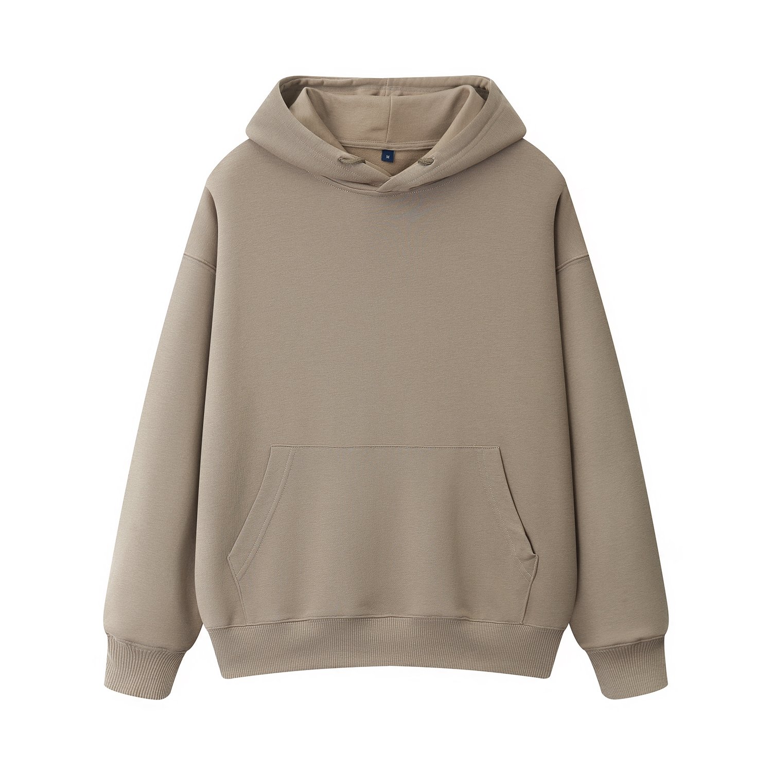 Custom Embroidered Logo Hoodie Men 100% Cotton Oversized Pull Over French Terry Men's Hoodies & Sweatshirts