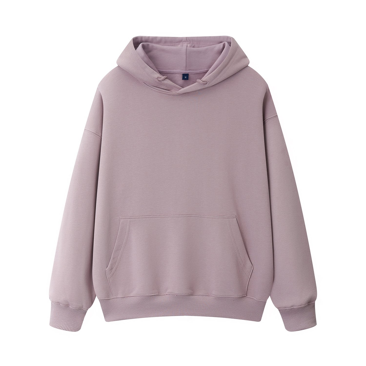 Custom Embroidered Logo Hoodie Men 100% Cotton Oversized Pull Over French Terry Men's Hoodies & Sweatshirts