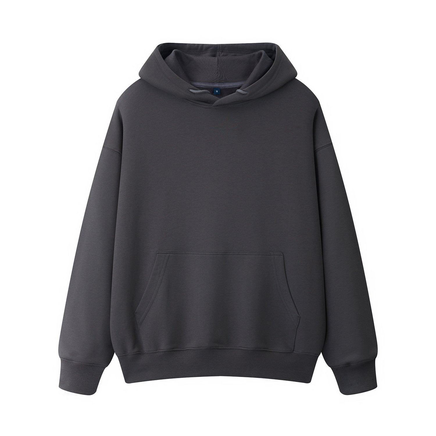 Custom Embroidered Logo Hoodie Men 100% Cotton Oversized Pull Over French Terry Men's Hoodies & Sweatshirts