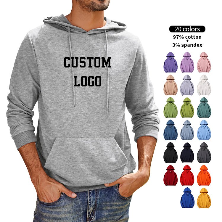 Wholesale 100% Cotton Blank Heavyweight Oversized Unisex hoodie Custom Embroidery Print Logo Men's Hoodies & Sweatshirts