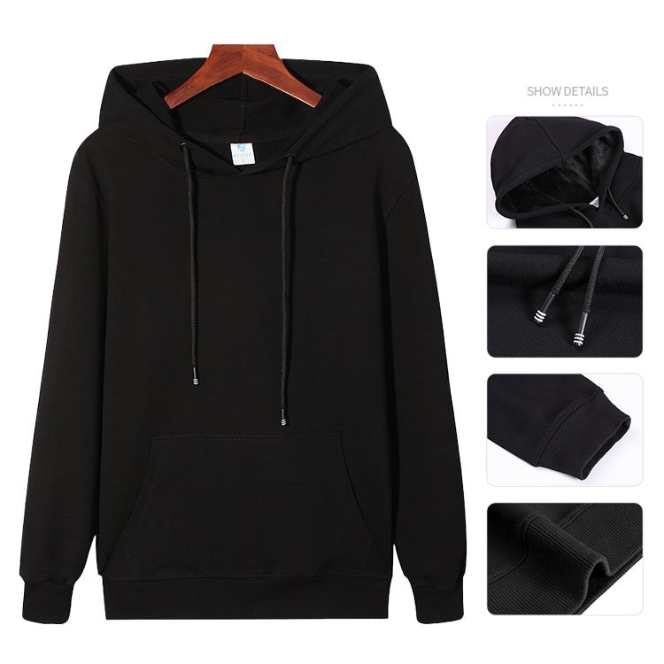 Wholesale 100% Cotton Blank Heavyweight Oversized Unisex hoodie Custom Embroidery Print Logo Men's Hoodies & Sweatshirts