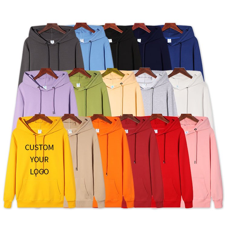 Wholesale 100% Cotton Blank Heavyweight Oversized Unisex hoodie Custom Embroidery Print Logo Men's Hoodies & Sweatshirts