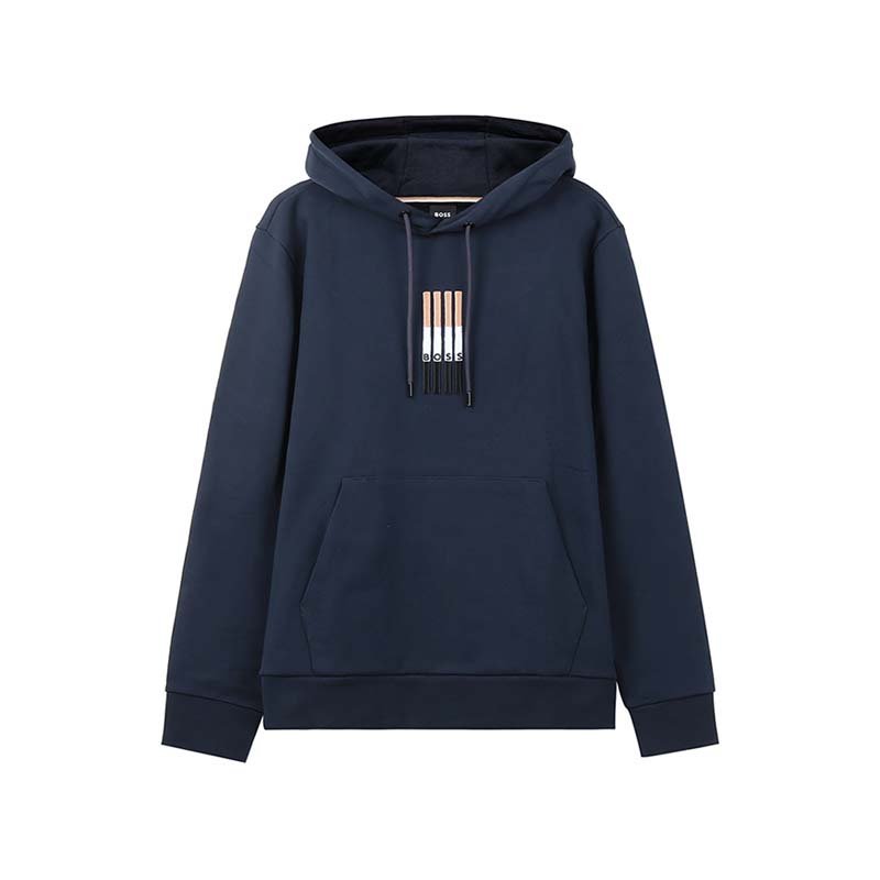 Hooded hoodie for men's autumn and winter leisure, simple and trendy, versatile 2024 new hooded jacket for men