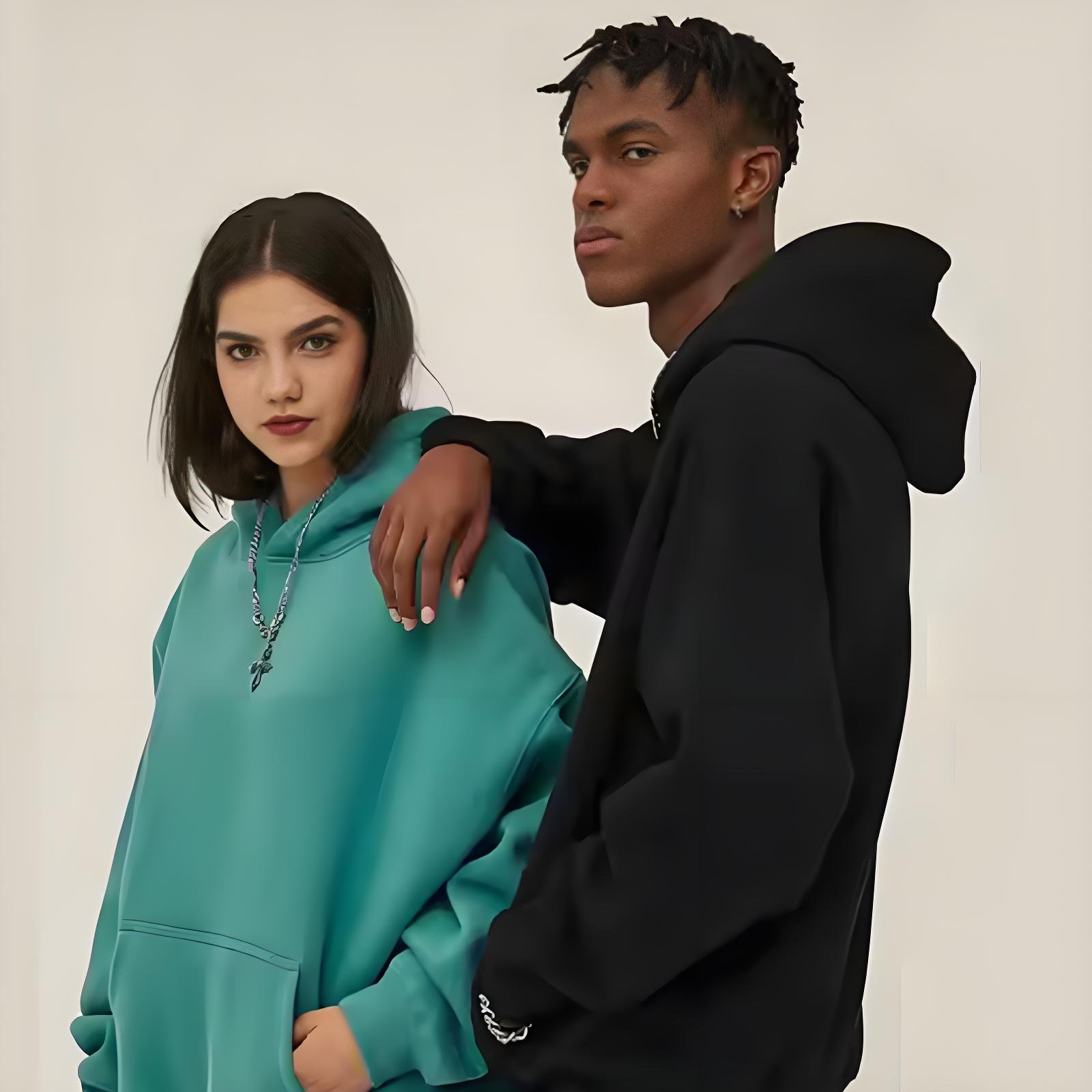 Wholesale Heavyweight Cotton Men's Hoody Quality Oversized Pullover Puff Printing Custom Luxury Blank Pattern Long Hoodies