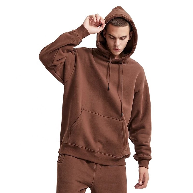 High Quality Blank Thick Hoodies Luxury Hoodies Unisex Fleece Sweatshirt Custom Men's Hoodie