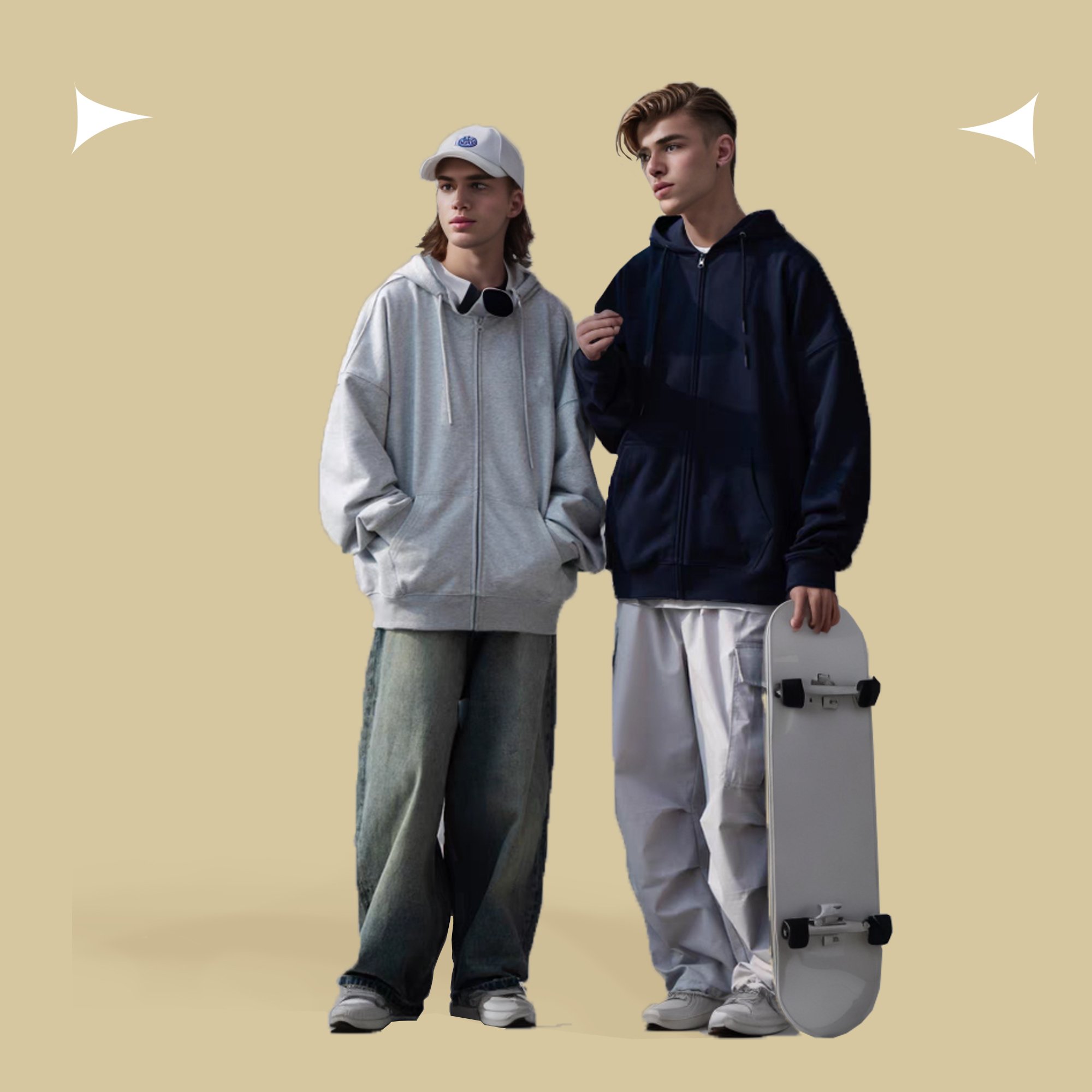 Bomery High Quality Terry Men's Hoodies Customizable Logo Loose Blank Pattern Long Length Autumn Hooded Plain Dyed Nonwoven
