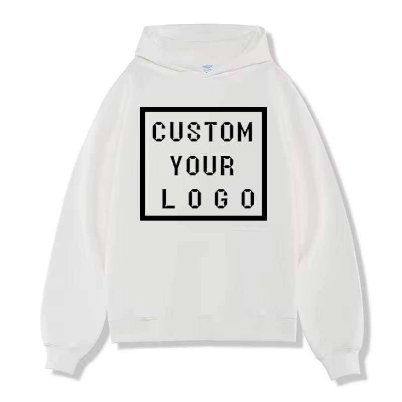 Custom Print Embroidered loose Hoodie Pullover High Quality 100%cotton Men's Sweatshirt oversiz Hoodie Heavyweight boxy Hoodie