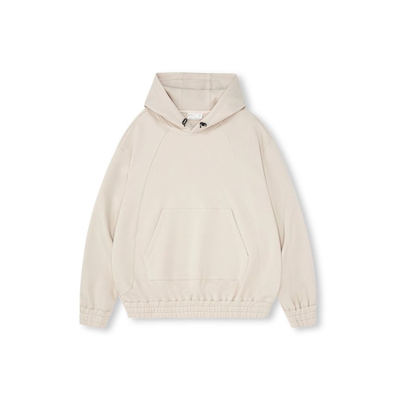 men's high quality heavy weight cropped 500 gsmboxy hoodie men custom embroidered raglan baggy hoodie