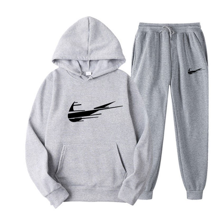 New Winter Sports Printed Men Tracksuit Male Luxury Solid Colors Zipper Casual Designer Streetwear Sweat Suit For Men