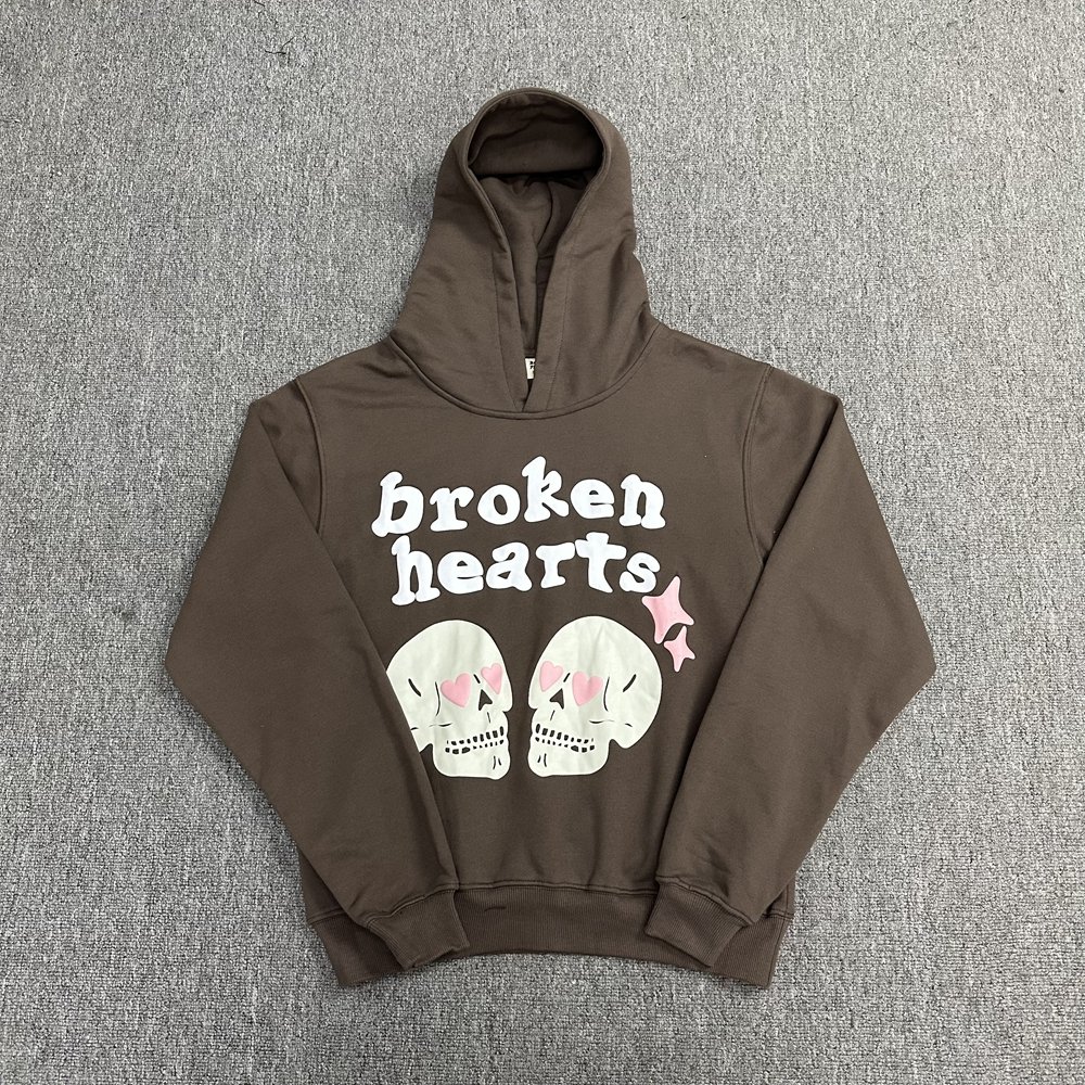 Hoodies Heavyweight 420gsm Puff Printing Hoodies Men's Tracksuits 100% Cotton Sweatshirt Streetwear Broken Planet Hoodie for Men