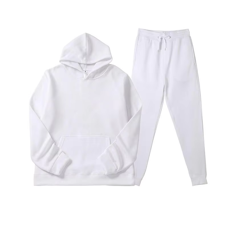Customized Logo Men's Hoodies & Sweatshirts New Solid Color Puloever Casual Sweatshirt Unisex Plus Size Featuring Sets