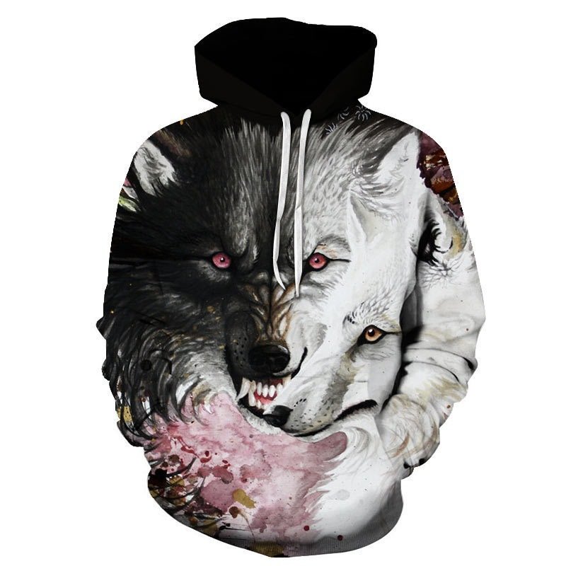 Men's Animal Shirt Retro Vintage 3D Printing Graphic Hoodie Hoodies Hooded Sweatshirts for Men Women