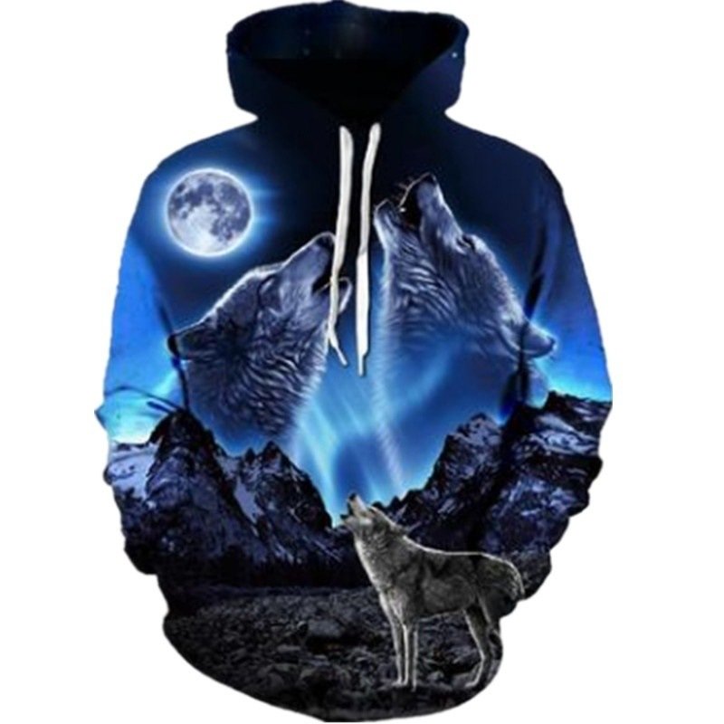 Men's Animal Shirt Retro Vintage 3D Printing Graphic Hoodie Hoodies Hooded Sweatshirts for Men Women