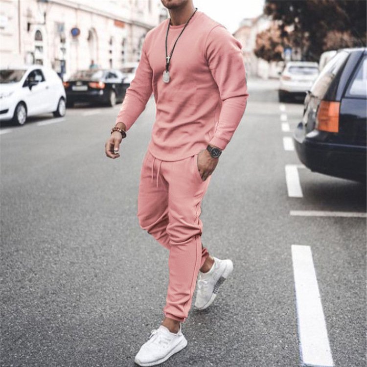 Private label Custom 2 Piece Mens Plain Track Sweat jogging Suits Blank Tracksuits Sweatsuit with Logo for Men