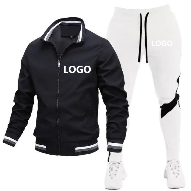 Letter Graphic Drawstring sweatsuits Two Pieces Set Jogging Sets Men's Hoodie and Elastic Pants Sets Gym Mens 3D Print Tracksuit