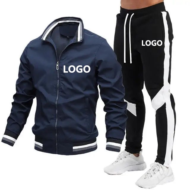 Letter Graphic Drawstring sweatsuits Two Pieces Set Jogging Sets Men's Hoodie and Elastic Pants Sets Gym Mens 3D Print Tracksuit