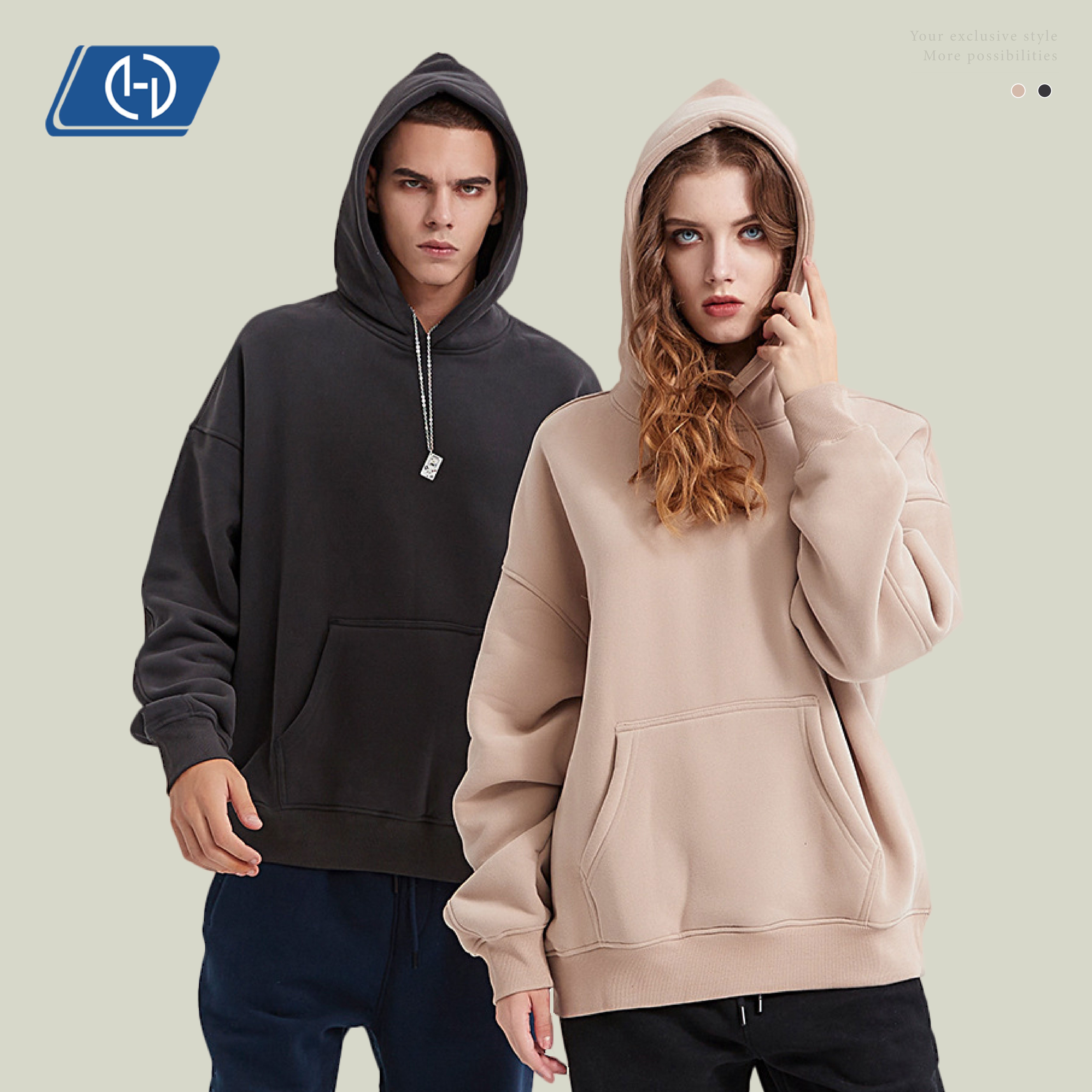Artistic Quality Hoodie String Braided Rope Pullover Windbreaker Pink Hoodies Plus Size Men'S Hoodies Sweatshirts