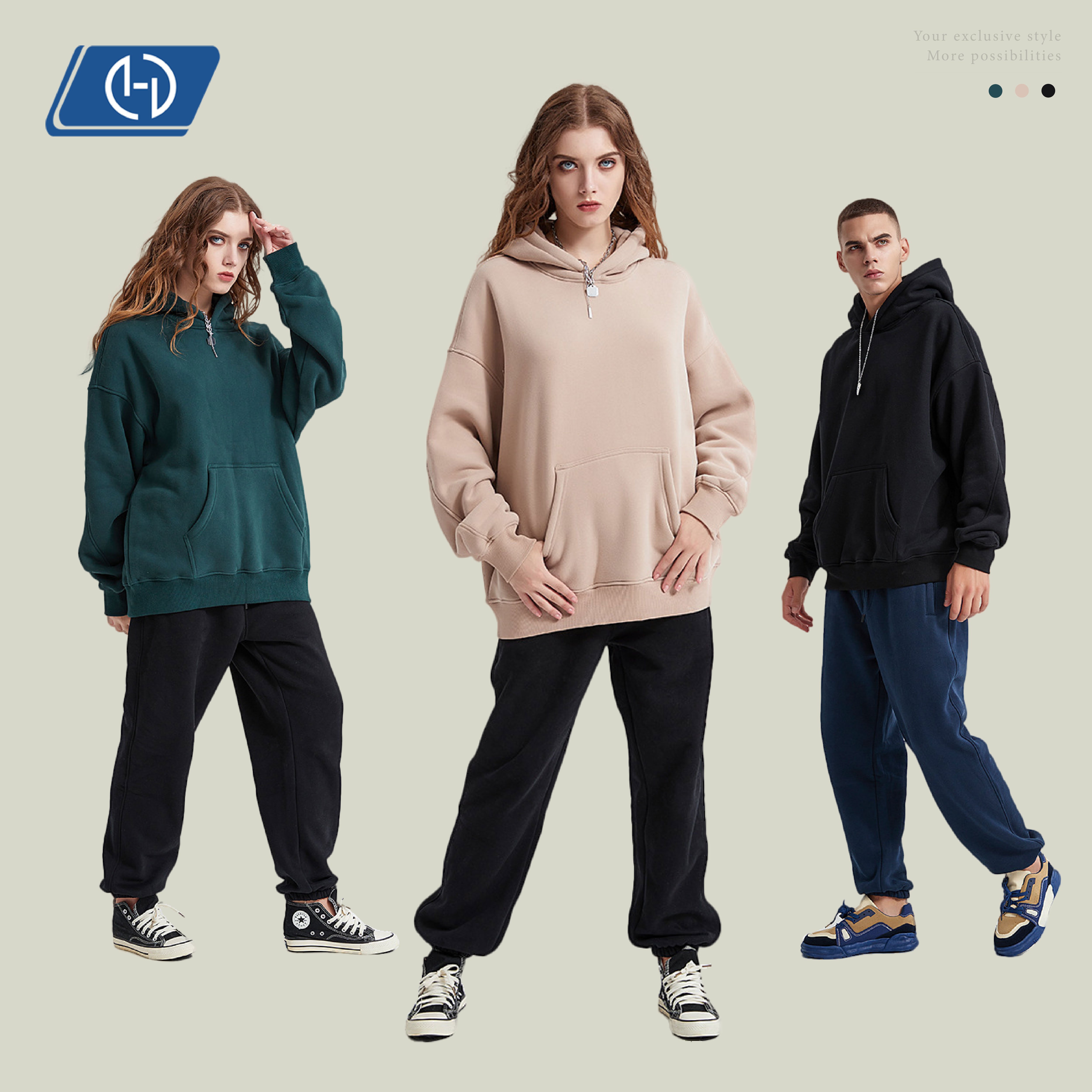 Artistic Quality Hoodie String Braided Rope Pullover Windbreaker Pink Hoodies Plus Size Men'S Hoodies Sweatshirts