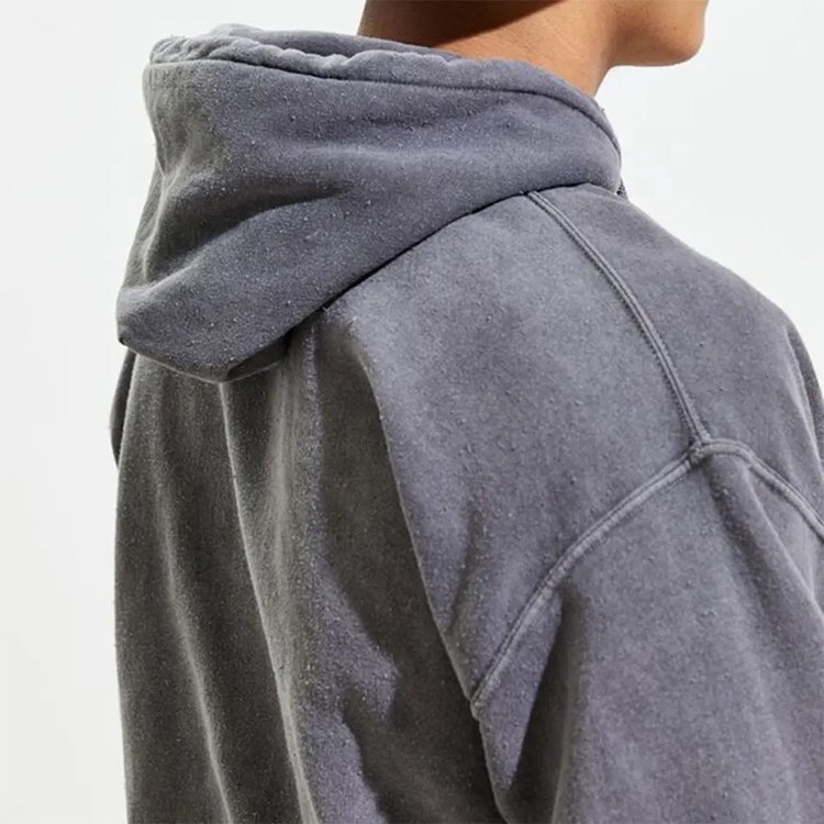 custom print men's hoodies and sweatshirts acid washed mens hoodies heavyweight high quality pullover hoodies