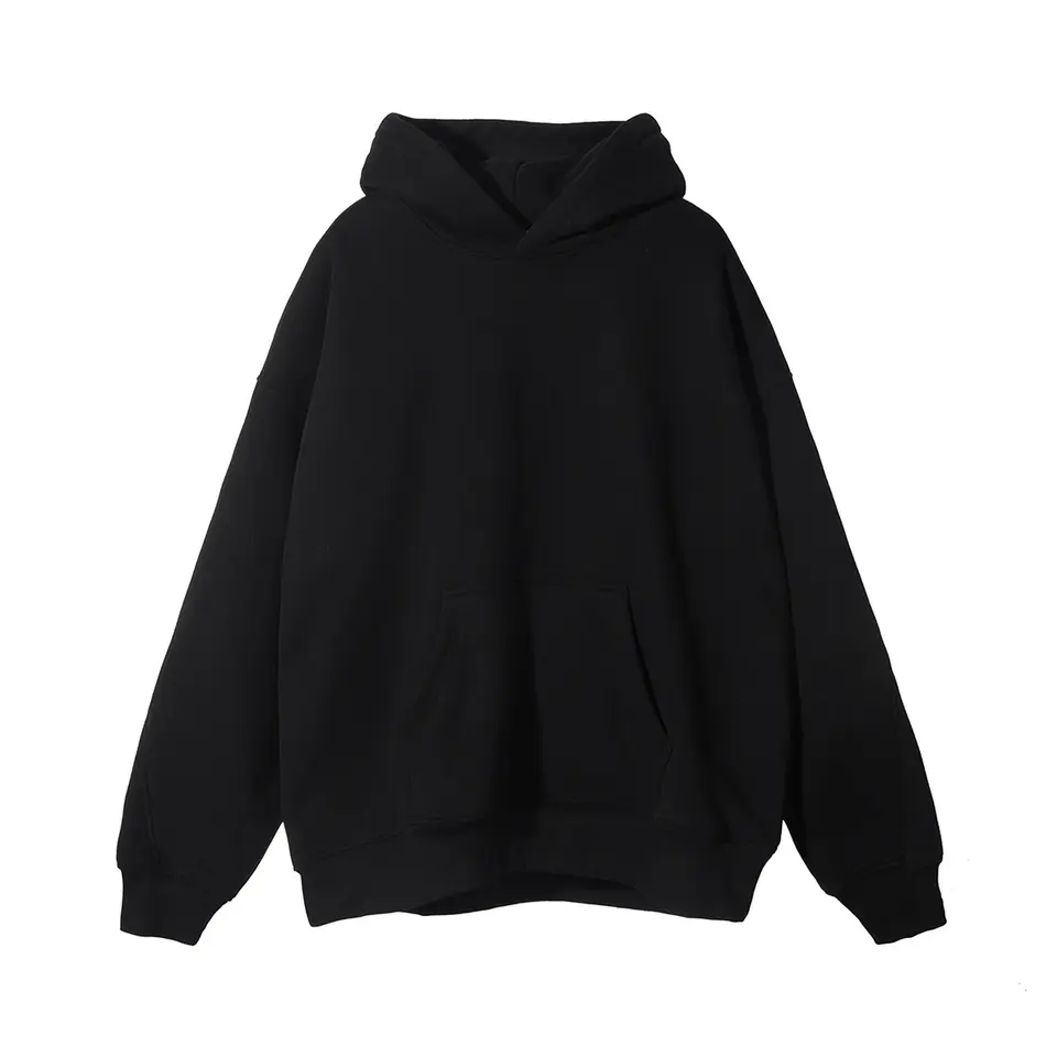 High quality custom logo 400G 100% cotton heavyweight Fleece Blank Oversized Plus Size Men'S Hoodies