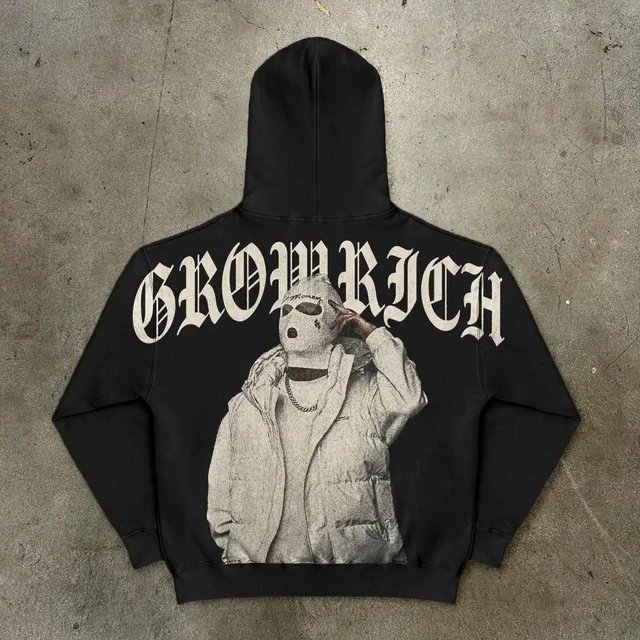 Custom logo Manufacturers Cotton French Terry Hooded Streetwear Acid wash Casual Oversize Pullover Graphic printing Puff Hoodies