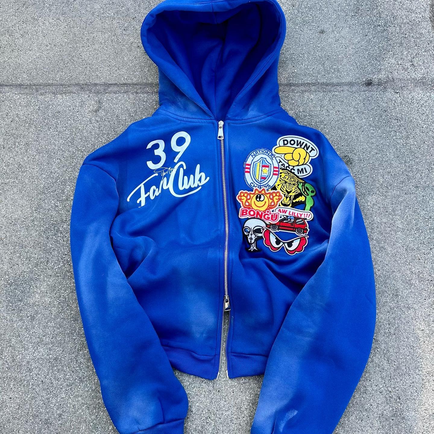 Factory Custom Screen Printing Heavyweight 450 Gsm Cotton Hoodie Men Boxy Fit Oversized Cropped Zip Up Pink Hoodie
