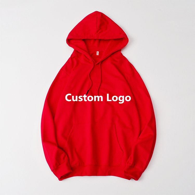 custom plus size men's hoodies high quality french terry hoodie cotton hoodie in stock