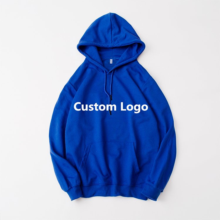 custom plus size men's hoodies high quality french terry hoodie cotton hoodie in stock
