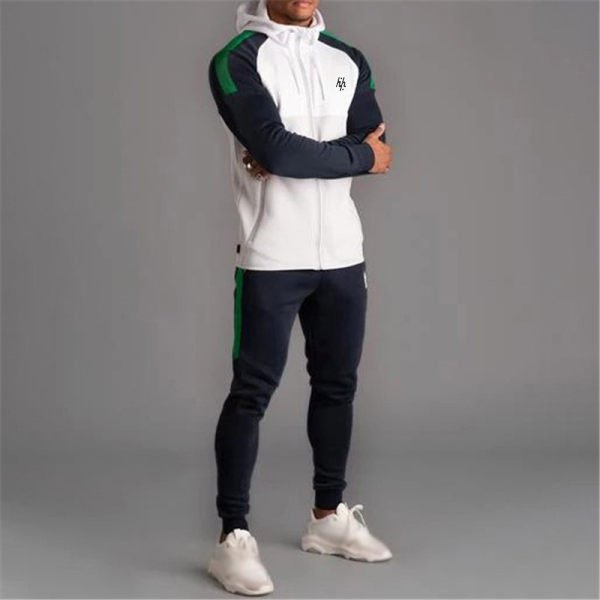 OEM Custom Slim Fit Men's Tracksuit Comfortable Gym Sportswear for Training Manufactured by Huzaifa Products Plus Size Autumn