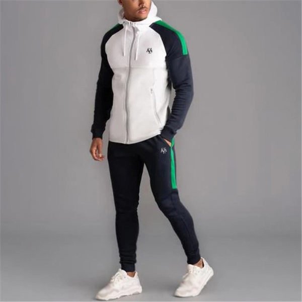 OEM Custom Slim Fit Men's Tracksuit Comfortable Gym Sportswear for Training Manufactured by Huzaifa Products Plus Size Autumn