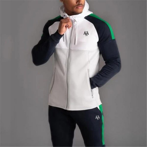 OEM Custom Slim Fit Men's Tracksuit Comfortable Gym Sportswear for Training Manufactured by Huzaifa Products Plus Size Autumn