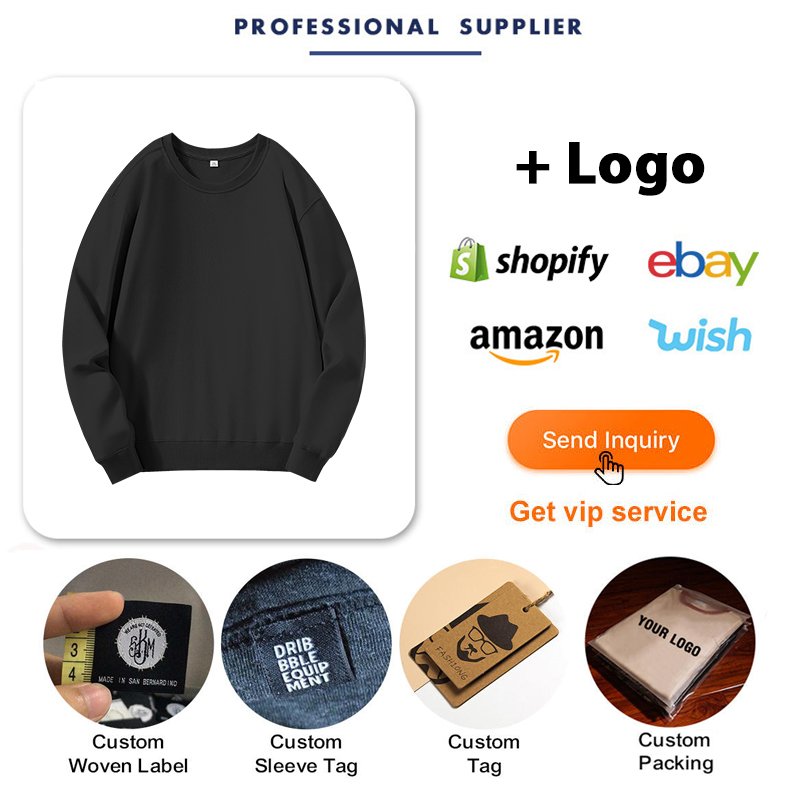 Custom Embroidery Puff Printing Hoodie For Men Blank Casual Oversized Men'S Hoodies Sweatshirts