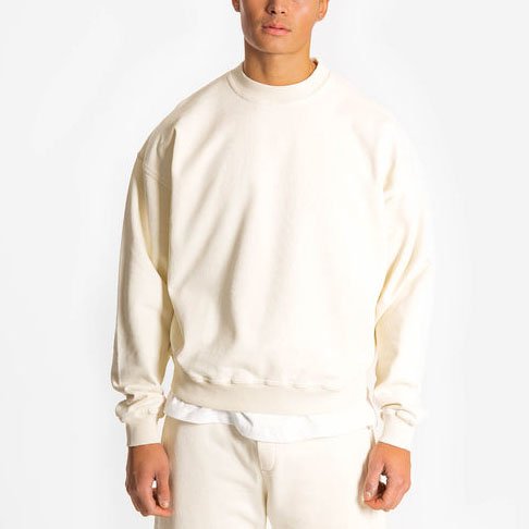 Custom Own Logo Men High Quality Cotton Polyester Printed Pullover crewneck men's hoodies sweatshirts