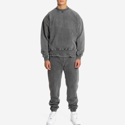 Custom Own Logo Men High Quality Cotton Polyester Printed Pullover crewneck men's hoodies sweatshirts