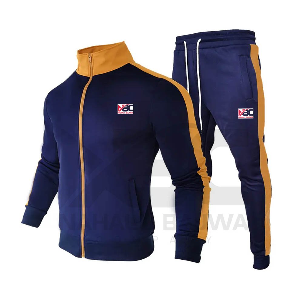 Latest Design Men Sports Plain Tracksuits Custom Gym OEM Service Plain Breathable.