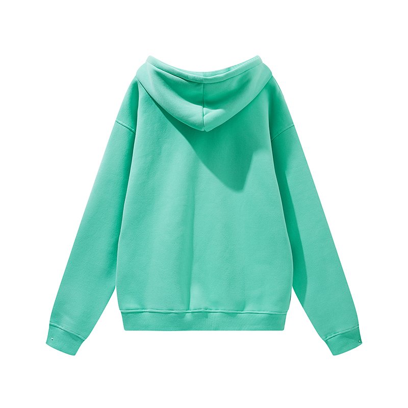 Custom 345gsm Blank High Quality Fleece Cotton Plain Oversized Men Hoodie Wholesale