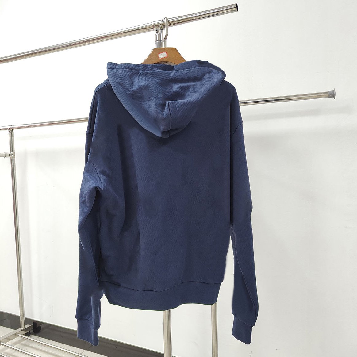 Top Quality 100% Cotton Men's Pullover Hoodies Sweatshirts Streetwear Tracksuits Deniming Puff Printing Teares Hoodie for Men