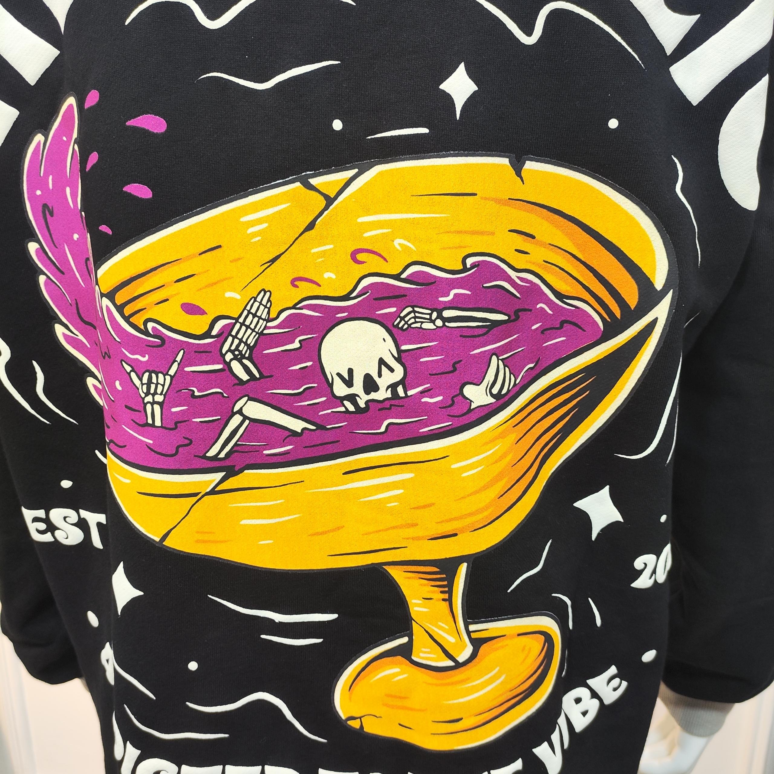 Custom Black Puff Printing Hoodie Logo Mens Clothing Manufacturers Unisex Cotton Streetwear Hip Hop 360 gsm Heavyweight Hoddies