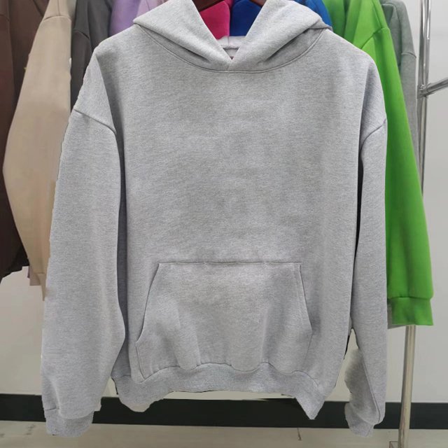 Vintage Cut Sew Hoodie 100% Cotton Winter Knitted Design Custom Embroidery Patch