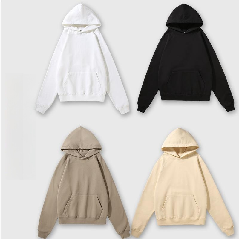 Custom 460G Terry Hoodie Men's Unisex Pullover with Hooded Long Sleeve Hip Hop Style Western Logo Sweatshirts