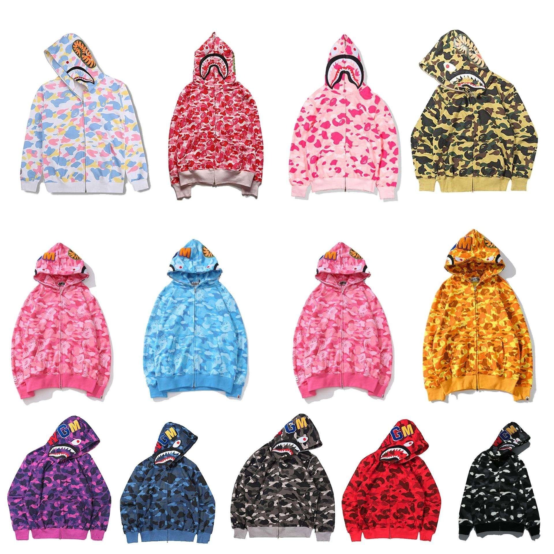 Full Zip Up Men's Hoodie Puff Print Street Full Zip Hoodie Graffiti Style Premium Hoodies for Men