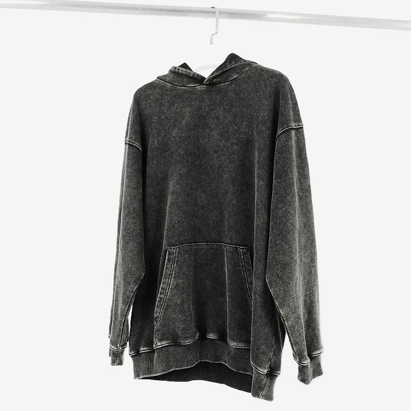 men streetwear vintage washed hoodie custom clothing logo oversized hoodie manufacturer