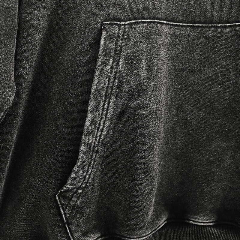 men streetwear vintage washed hoodie custom clothing logo oversized hoodie manufacturer