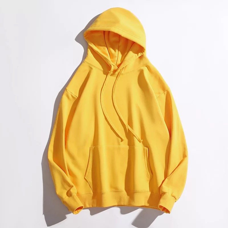Men's Comfortable Pullover Hoodies Solid Color Full Sleeve Oversized 3D Print Pattern Direct Factory Price Bangladesh Size XL